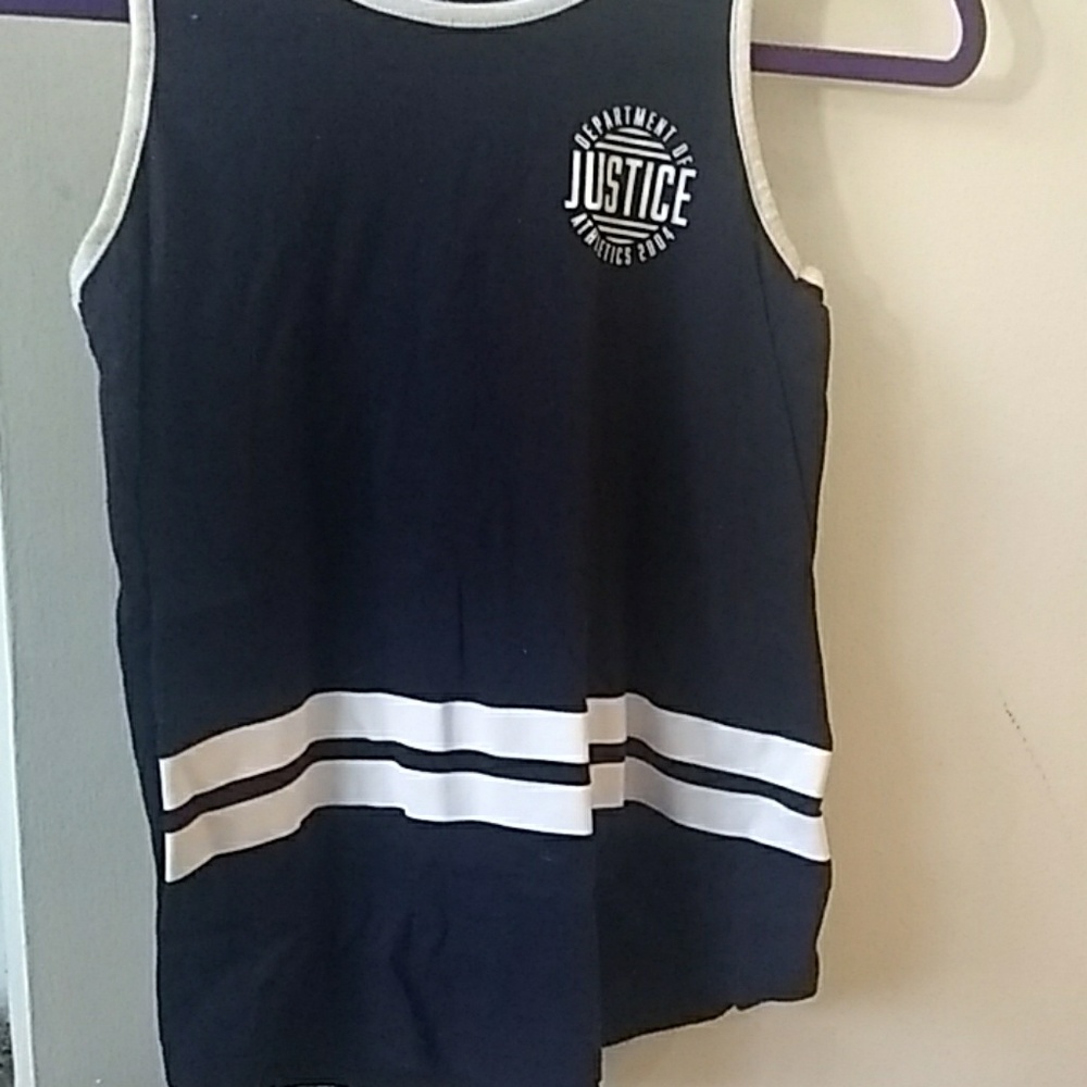 Navy blue tank top